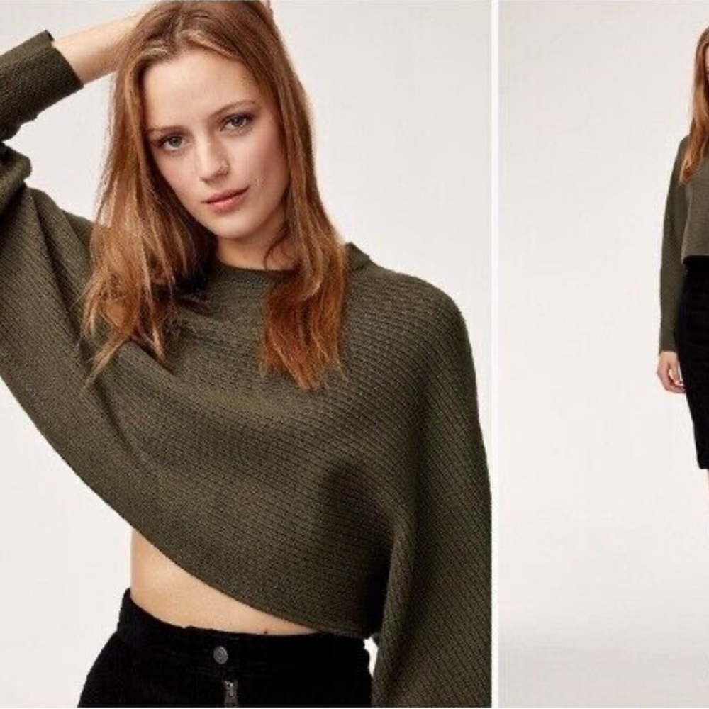 Wilfred Green Crew Neck Sweater